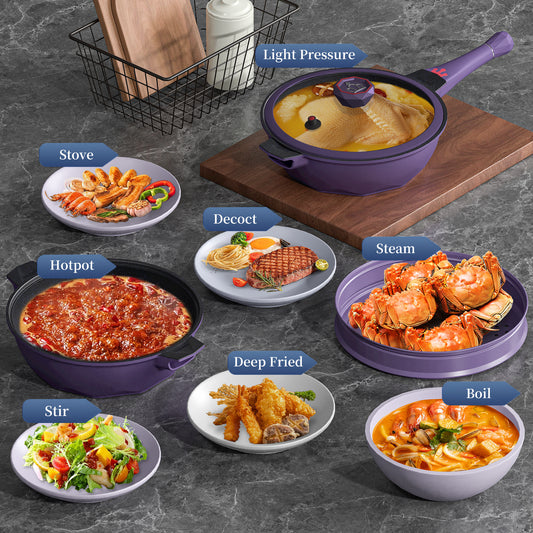 11 Inch Nonstick Frying Pan, Pot With Lid, Skillet With Handle, Compatible With Induction And Gas Stoves, Oven & Dishwasher Safe